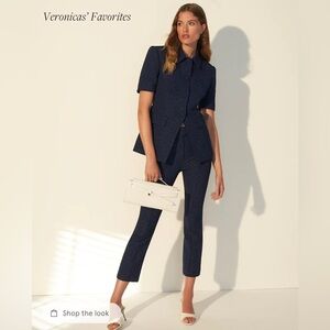 NWOT Veronica Beard Dell Jacquard Pant